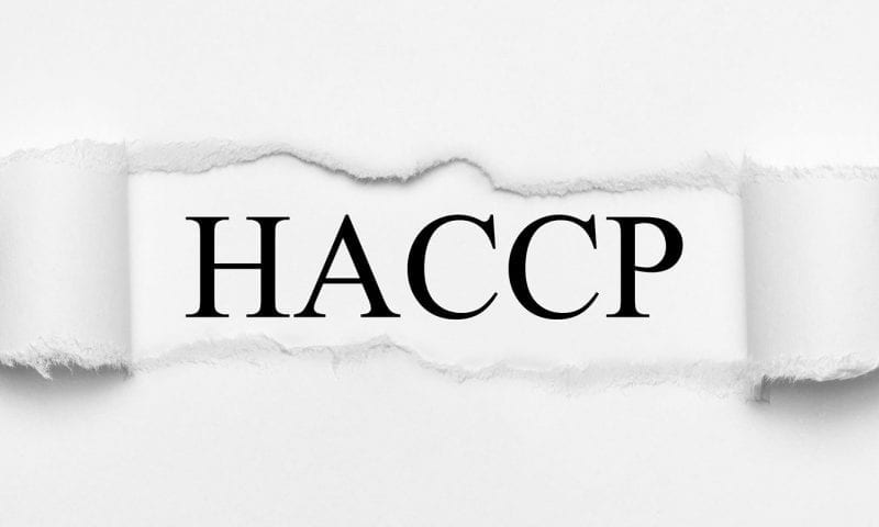 HACCP text rip through paper